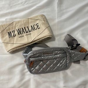 Metallic Grey Metro Belt Bag *limited edition*